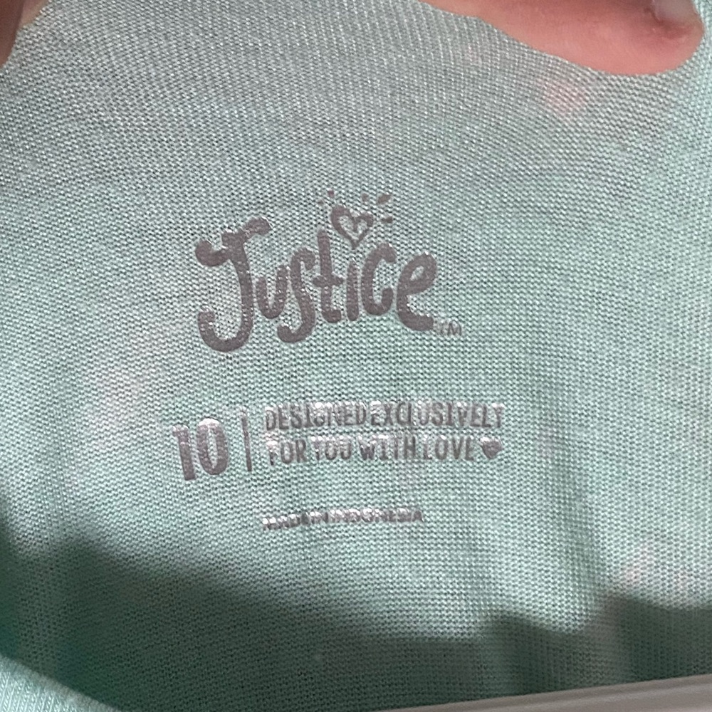 Teal tee shirt